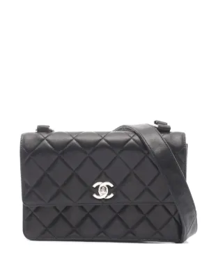 CHANEL Pre-Owned キルティングレザー ショルダーバッグ | ブラック
