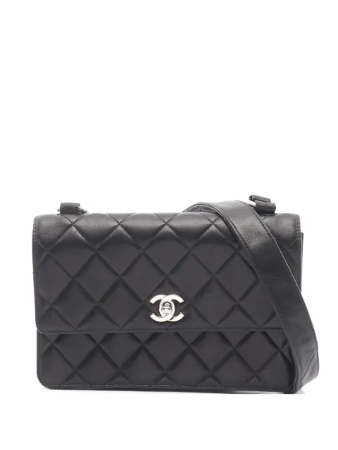 CHANEL Pre-Owned sac porté épaule matelassé CC (1996-1997)