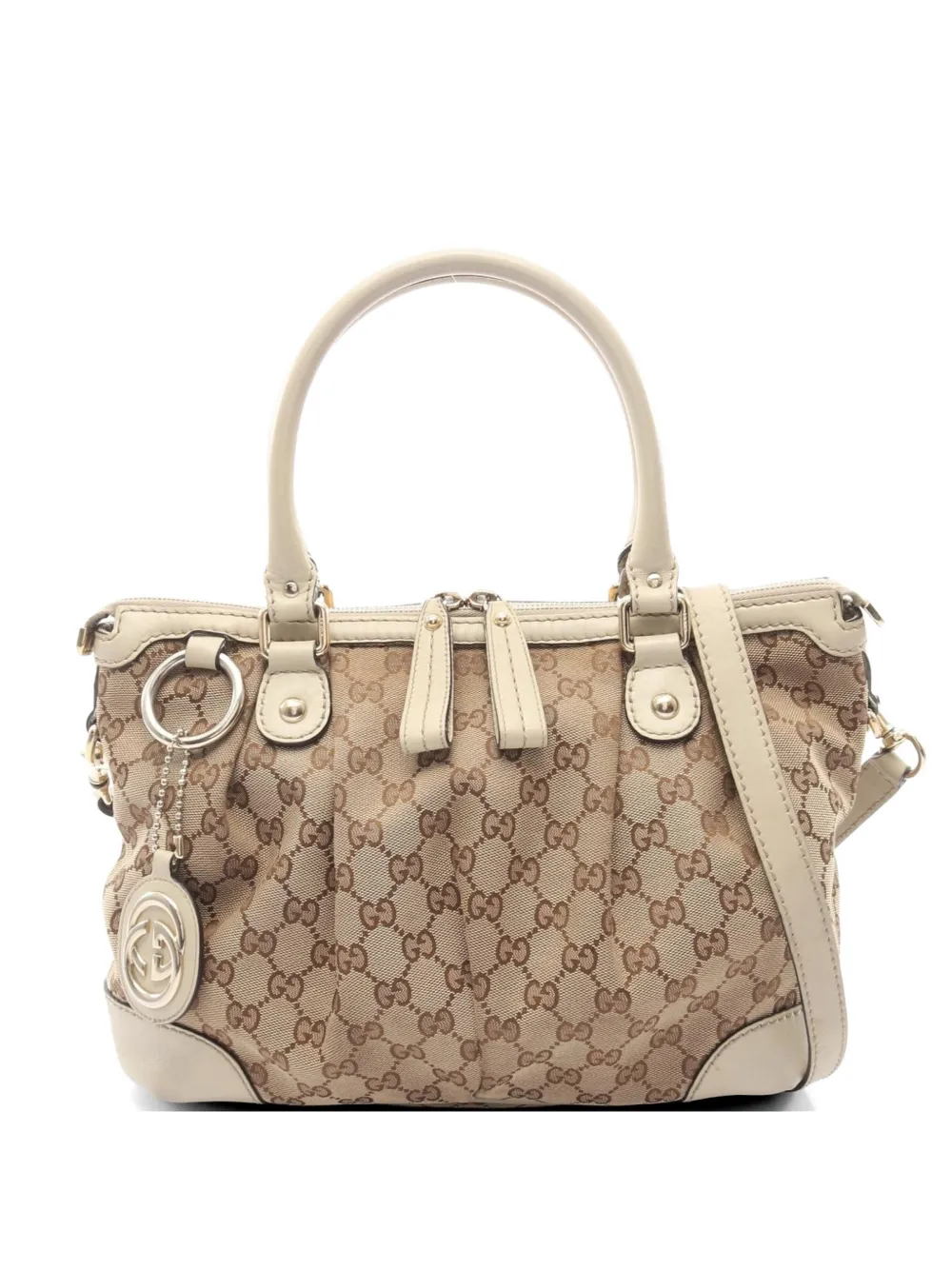 Gucci Pre-Owned 00s Sukey GG-canvas handbag - Toni neutri