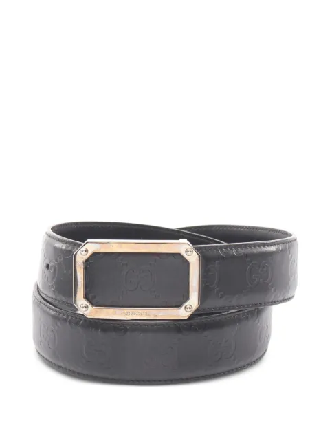 Gucci Pre-Owned 2000s Guccissima-leather belt