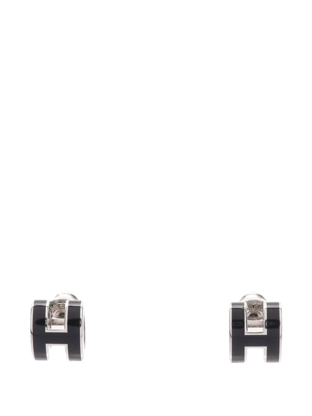 Hermès Pre-Owned 2020s Mini Pop H earrings - Argento
