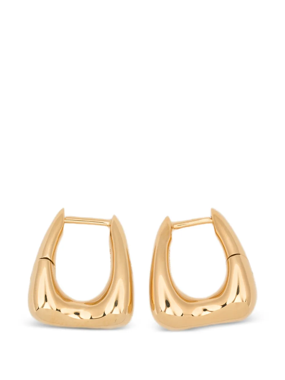 Maria Black Satchel Bend huggie earrings - Oro
