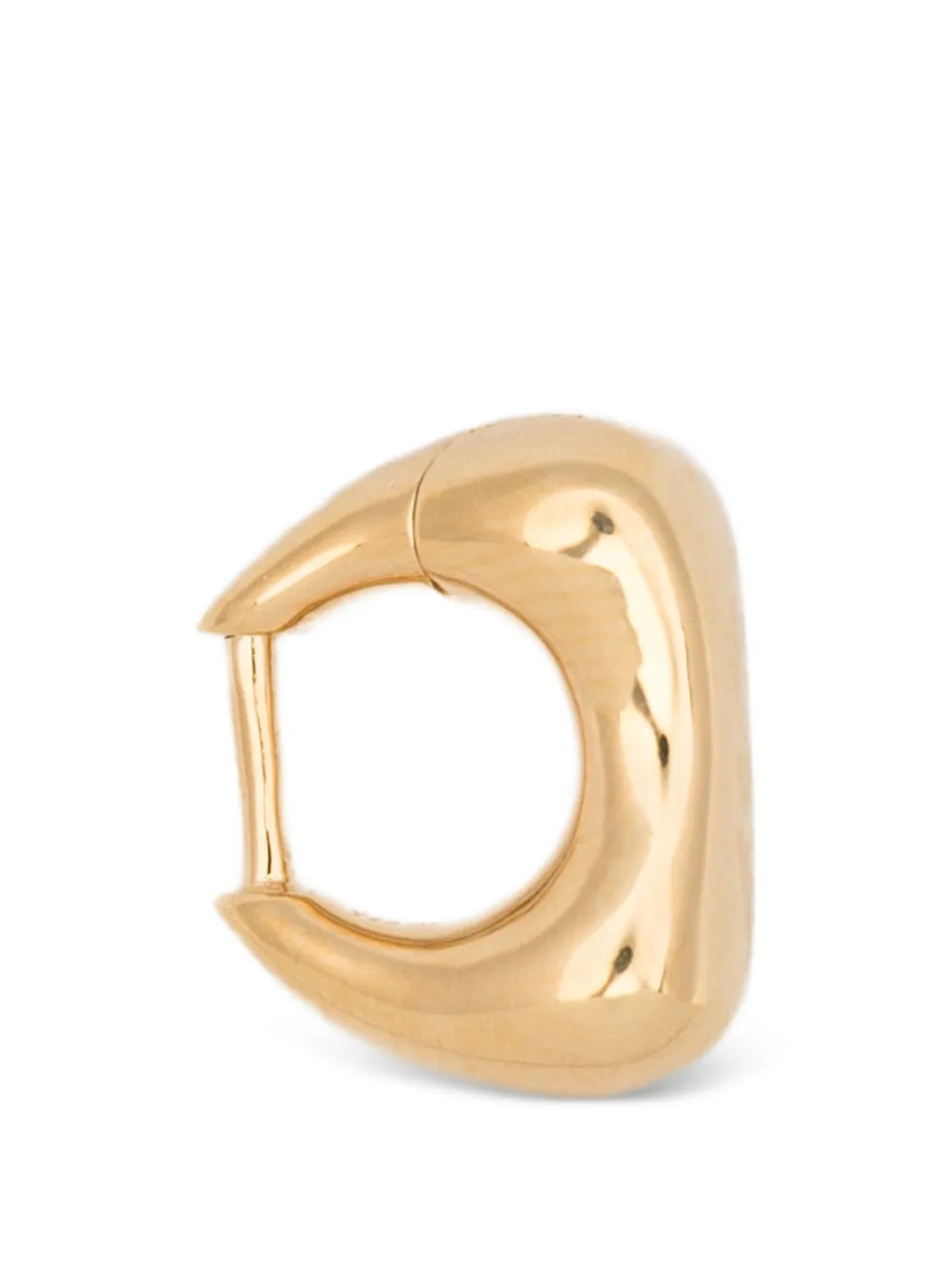 Maria Black Satchel Huggie Earrings In Gold
