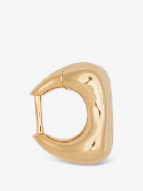 Maria Black Satchel Huggie earrings