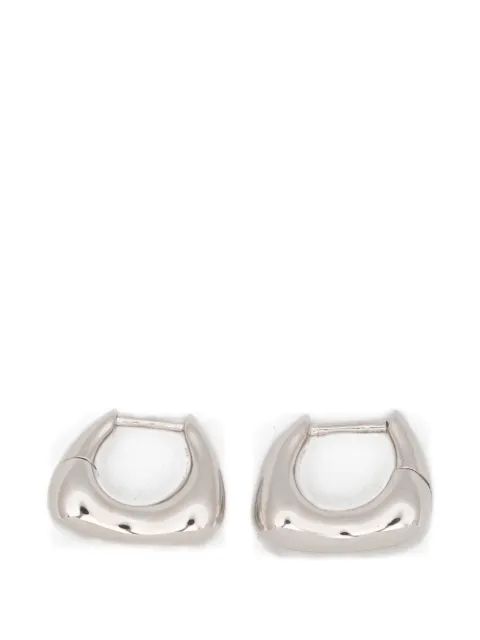 Maria Black Satchel Huggie earrings