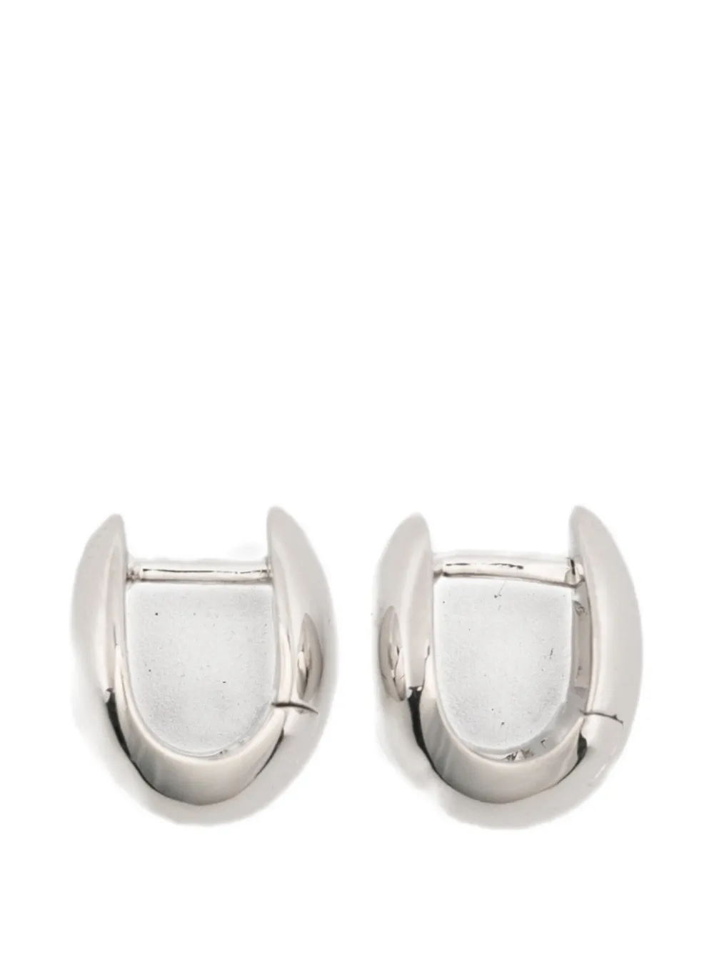 Maria Black Finney domed huggie earrings - Argento