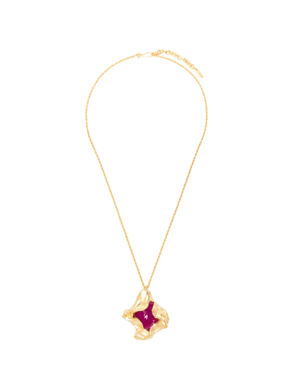 Completedworks resin-pendant necklace - Oro