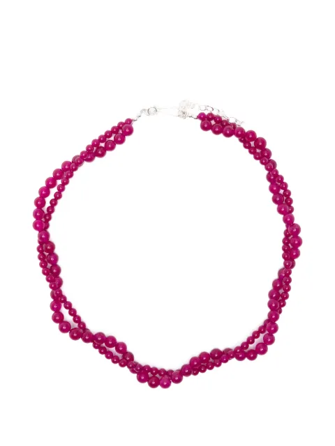 Completedworks chalcedony-bead necklace