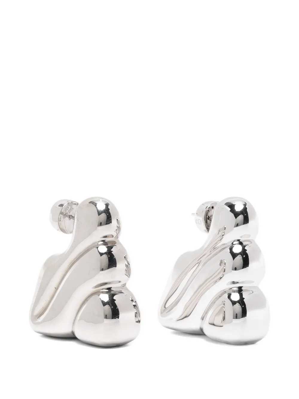 Maria Black Bogota wavy trapezoid earrings - Argento