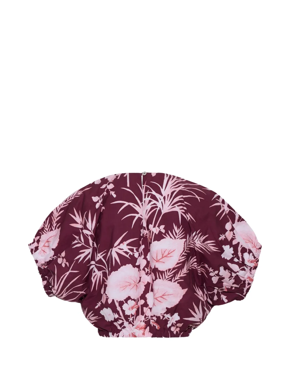 Cara Top met bloemenprint Rood