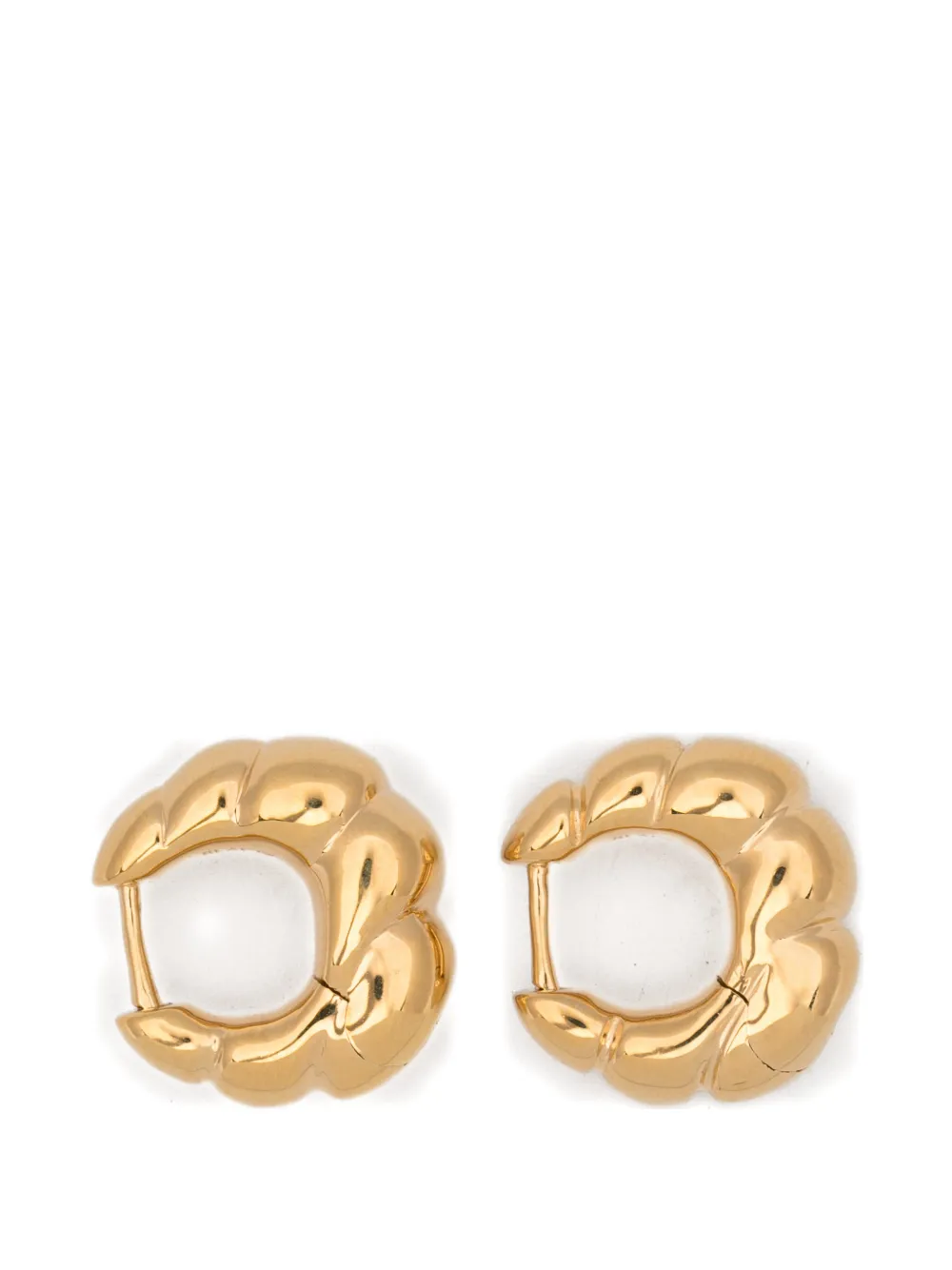 Maria Black Robe huggie earrings - Oro