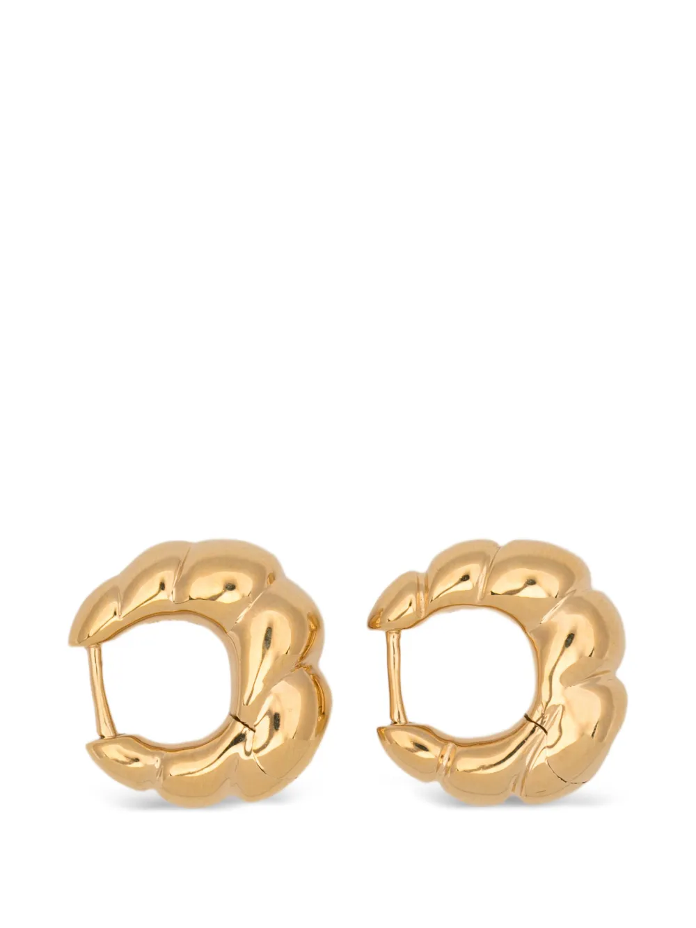 Maria Black Robe huggie earrings - Oro