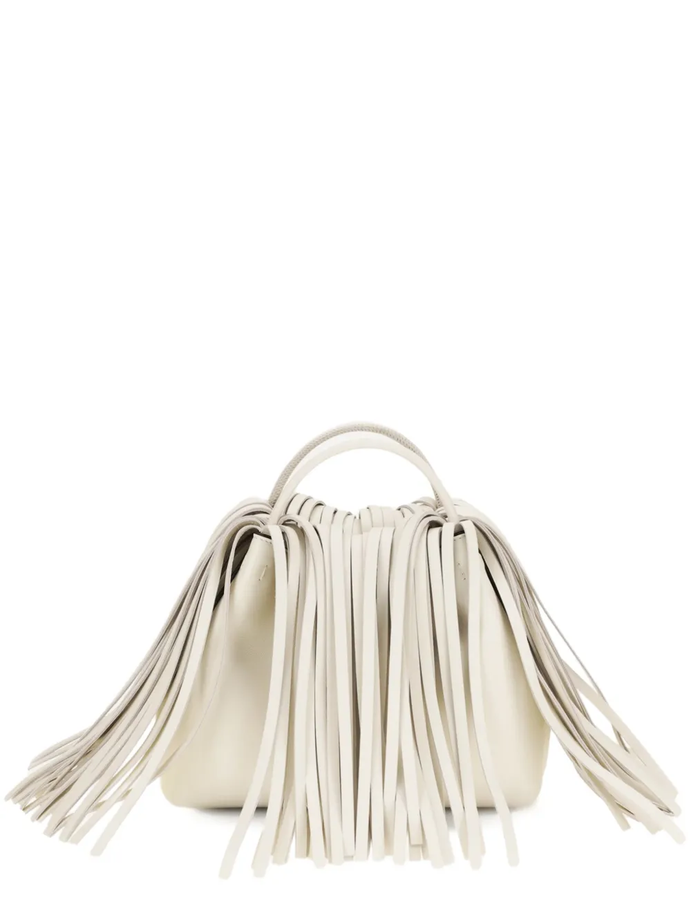 Givenchy Nano Facet fringe bucket bag - Toni neutri