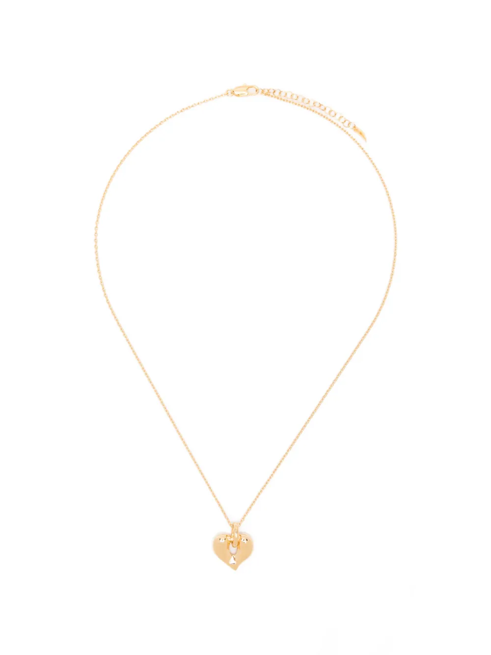 Missoma Molten heart-pendant necklace - Oro