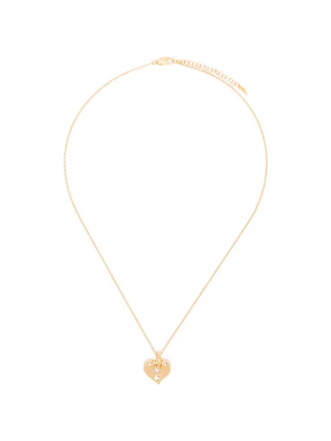Missoma Molten heart-pendant necklace