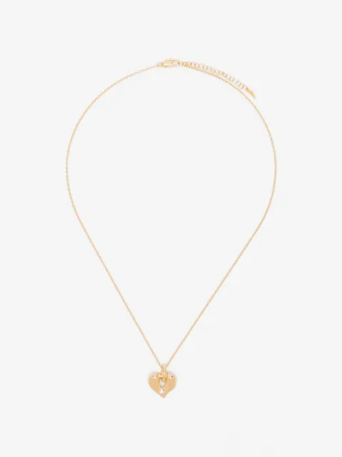 Missoma Molten heart-pendant necklace