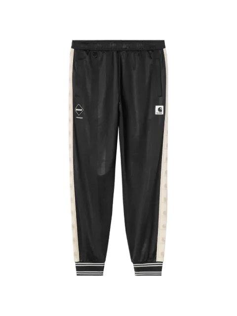 Carhartt WIP logo-stripe ribbed-cuff track pants