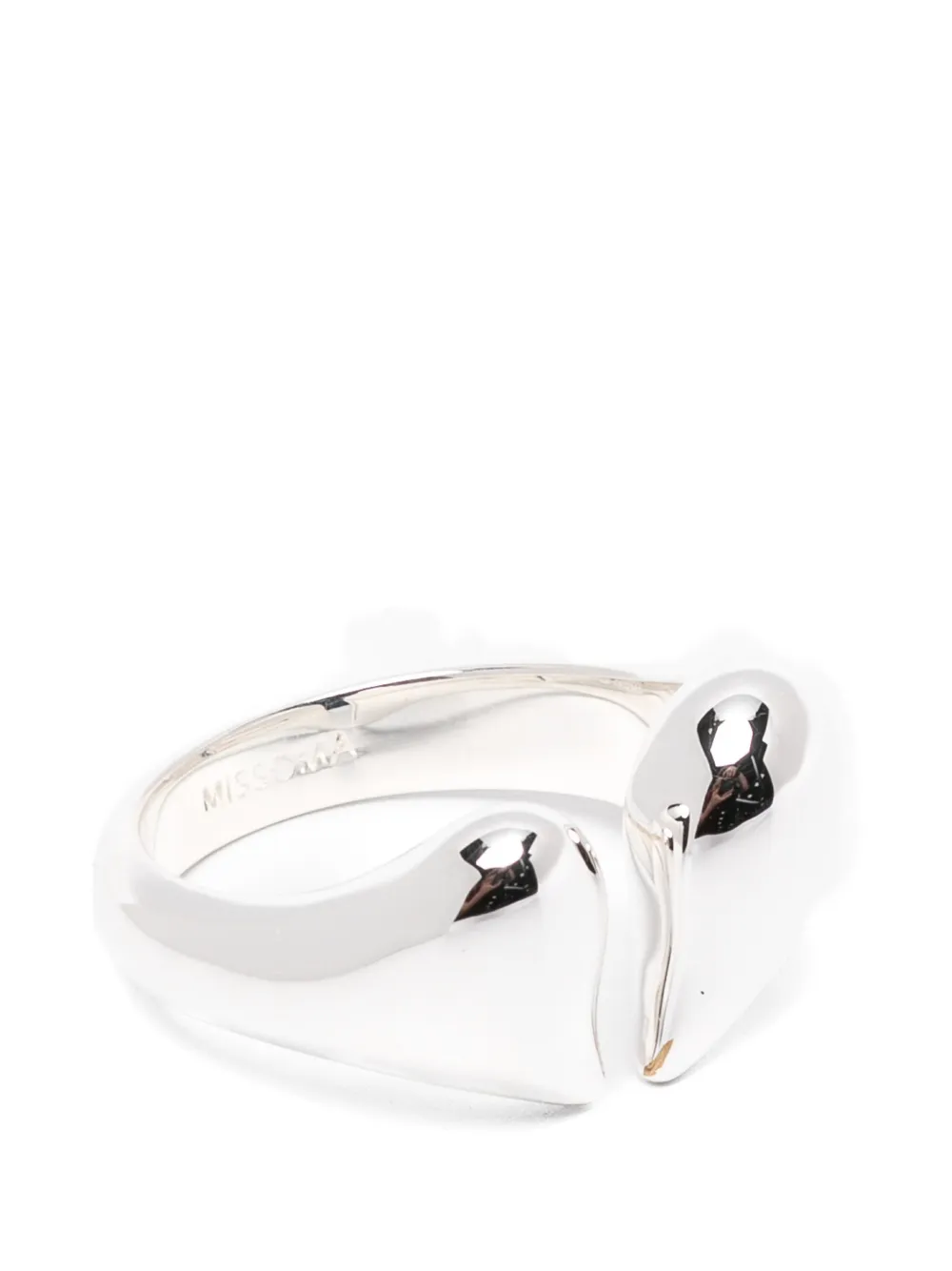 Missoma Molten Heartbreaker ring - Argento