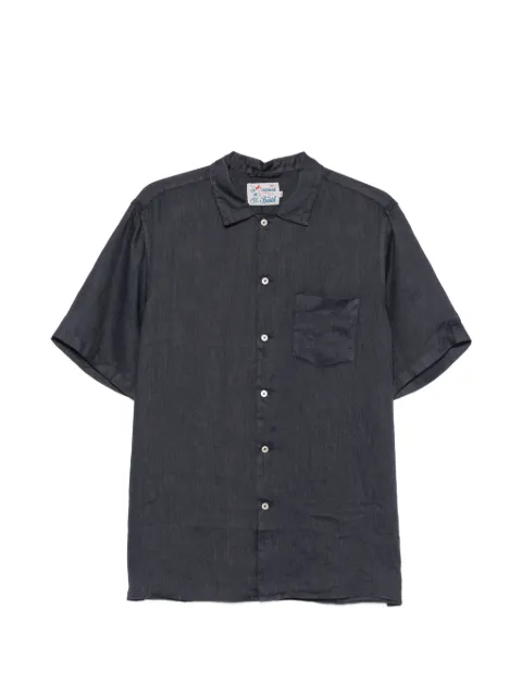 MC2 Saint Barth linen chest-pocket shirt
