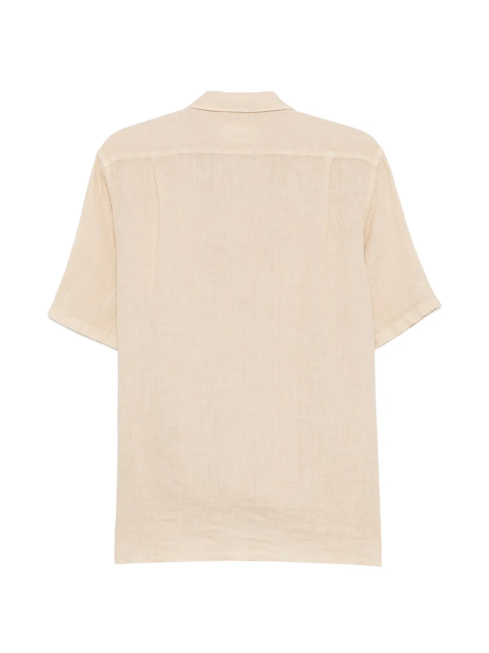 MC2 Saint Barth overhemd met korte mouwen Beige