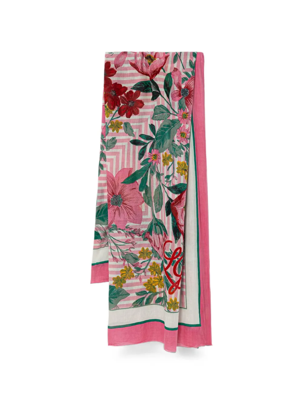 LIU JO floral-print scarf - Rosa