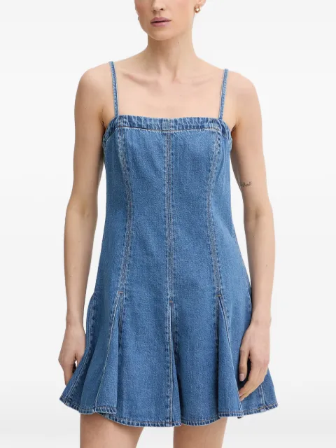 Levi's panelled pleated mini dress