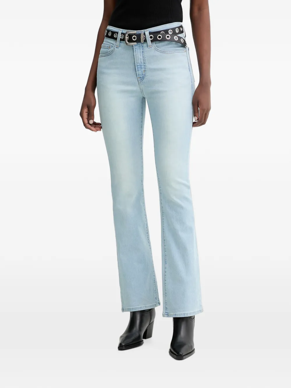 Levi's 725 High-Rise-Jeans mit Bootcut-Schnitt - Blau