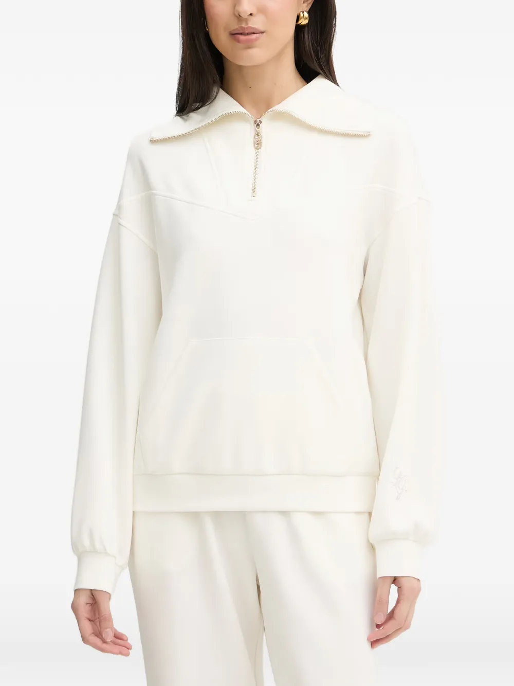 LIU JO quarter-zip tracksuit - Bianco