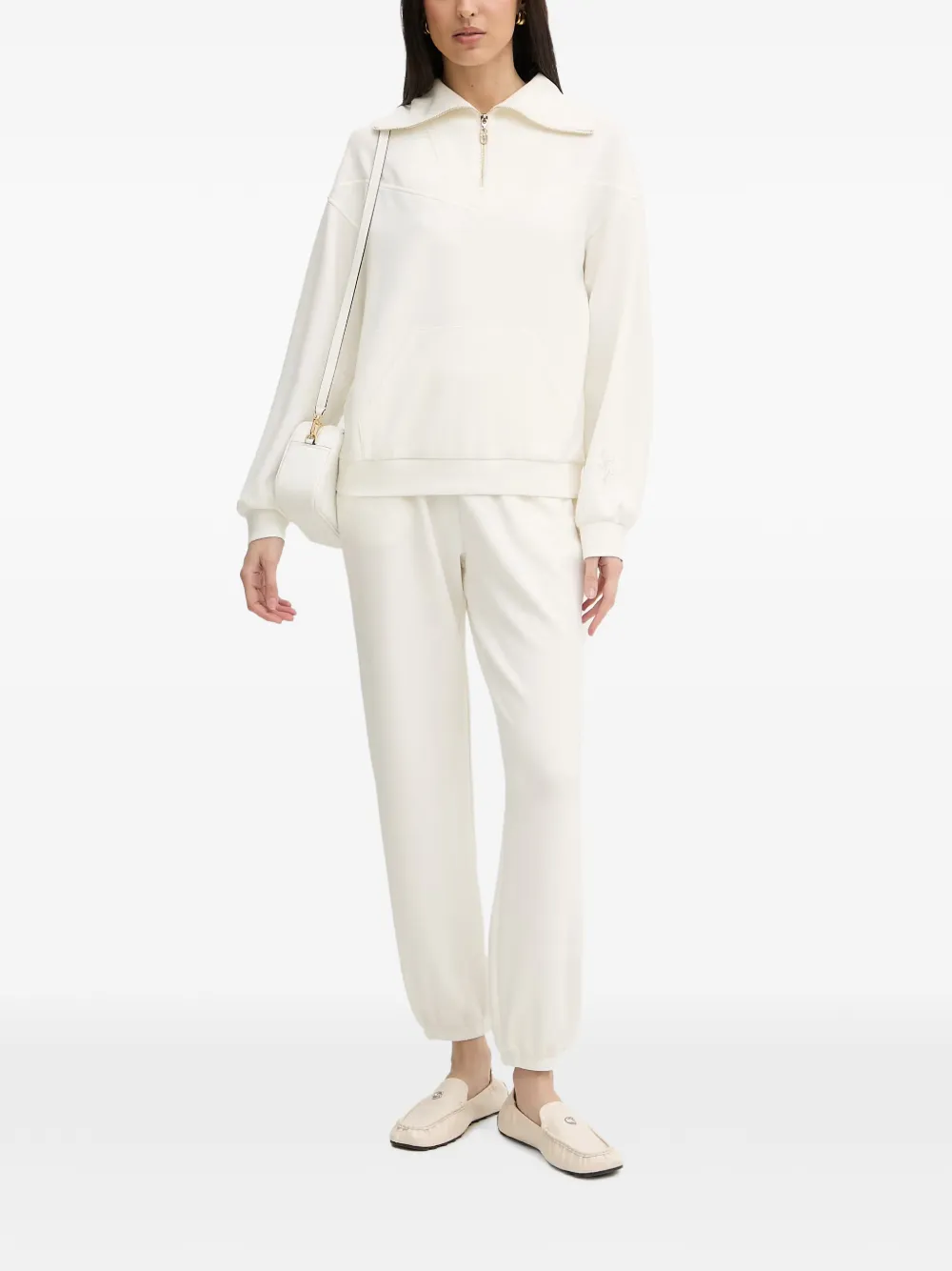 LIU JO quarter-zip tracksuit - Weiß
