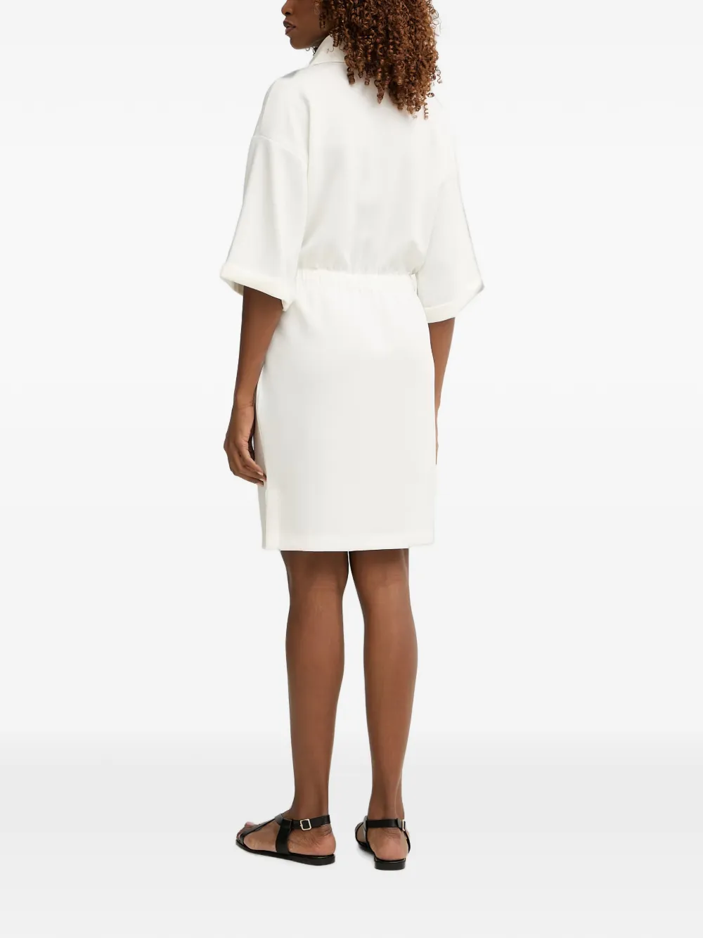 LIU JO Mini-jurk met geborduurd logo Wit