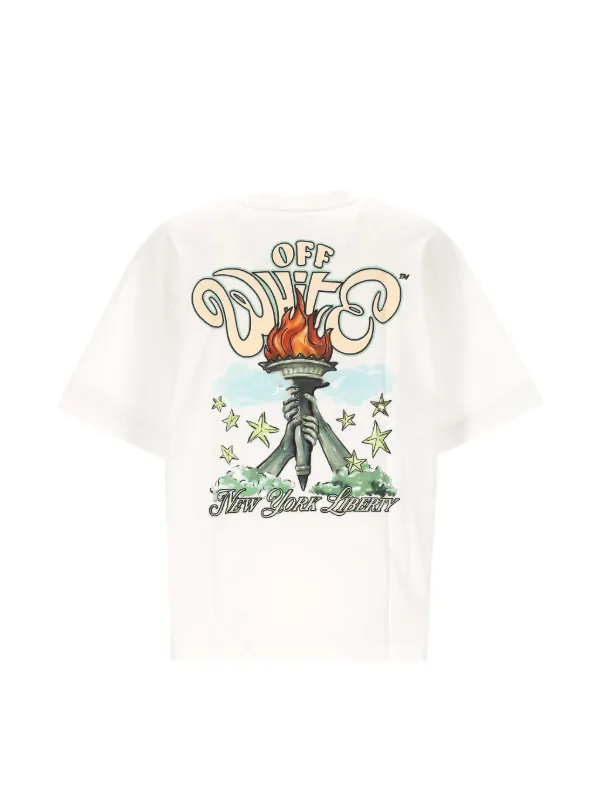 Off-White graphic-print T-shirt | White | FARFETCH