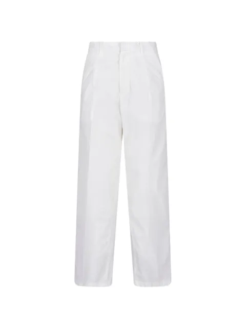 Auralee pleated straight-leg trousers