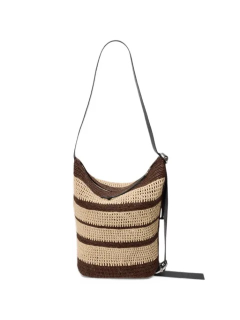 LOEWE Loop bucket in raffia