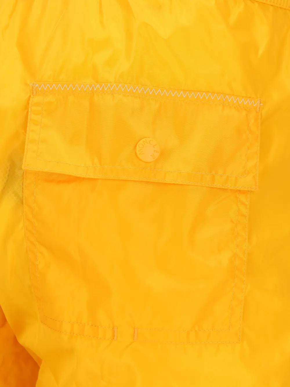 Moncler Zwembroek met logopatch Geel