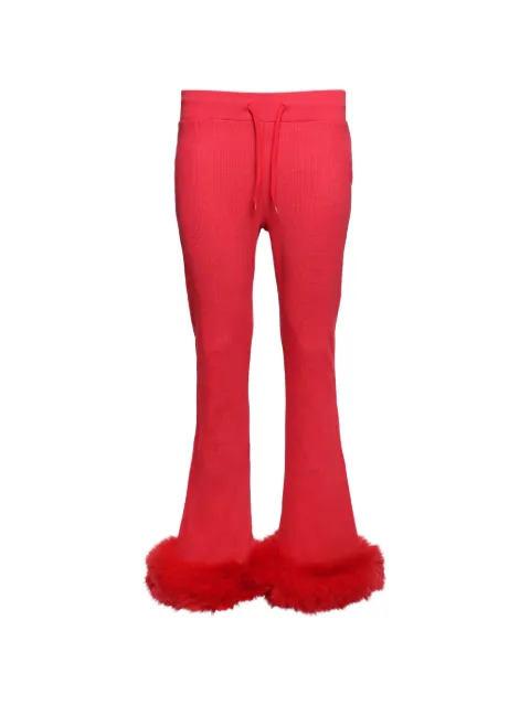 Balenciaga red track pants