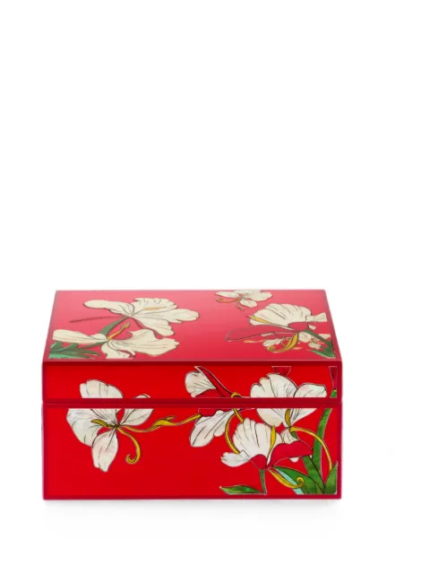 Shanghai Tang Ginger Flower lacquer jewellery box