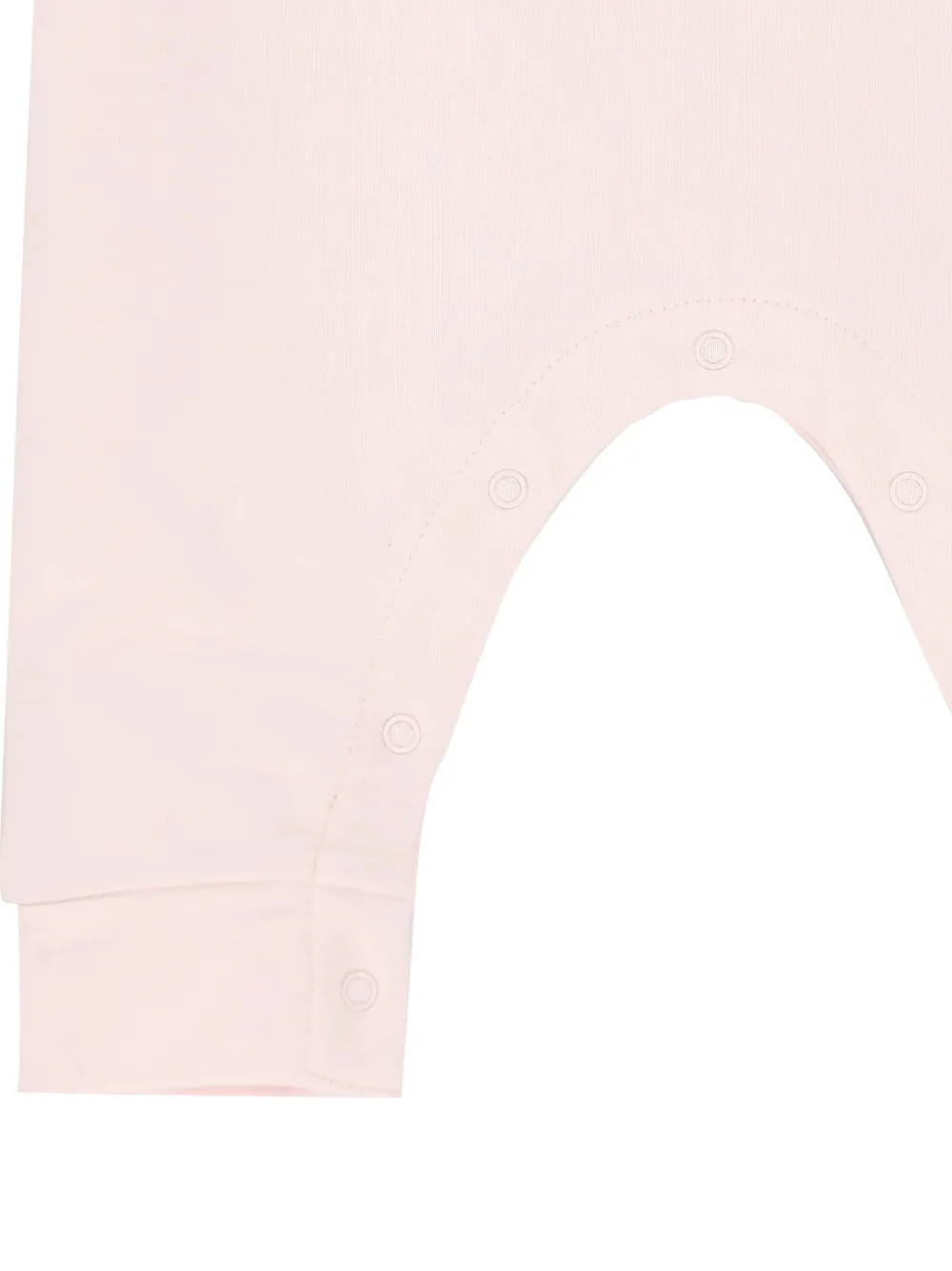 Moncler Enfant Romper met logo-print met patch-detail Roze