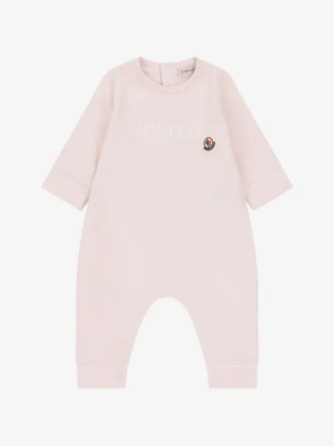 Moncler Enfant Macacão com estampa de logo e patch