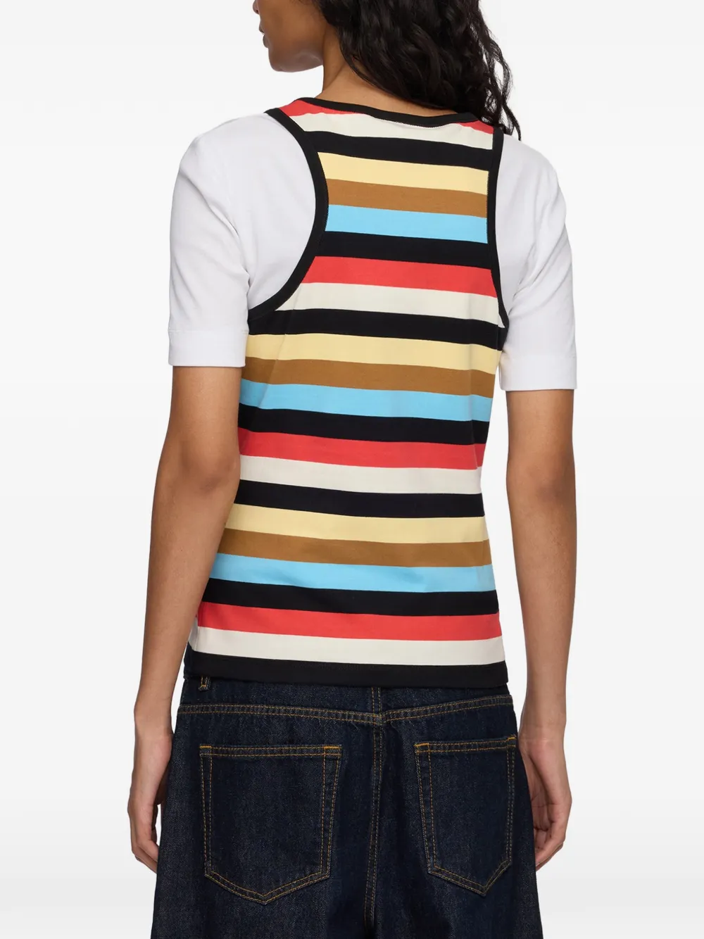 GANNI Tanktop met Disney-print Zwart