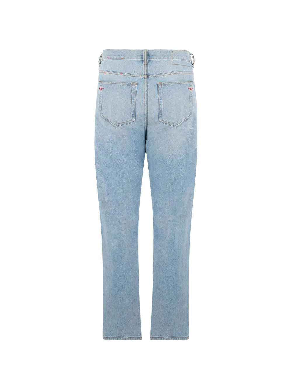 Diesel Straight jeans met gewassen effect Blauw