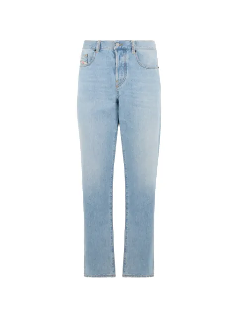 Diesel washed-finish straight-leg jeans