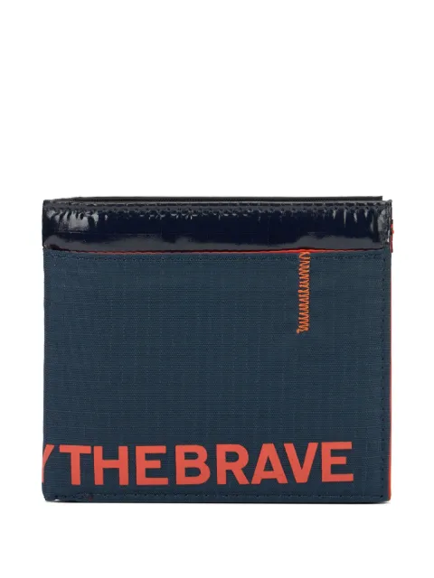 Diesel logo-print ripstop wallet