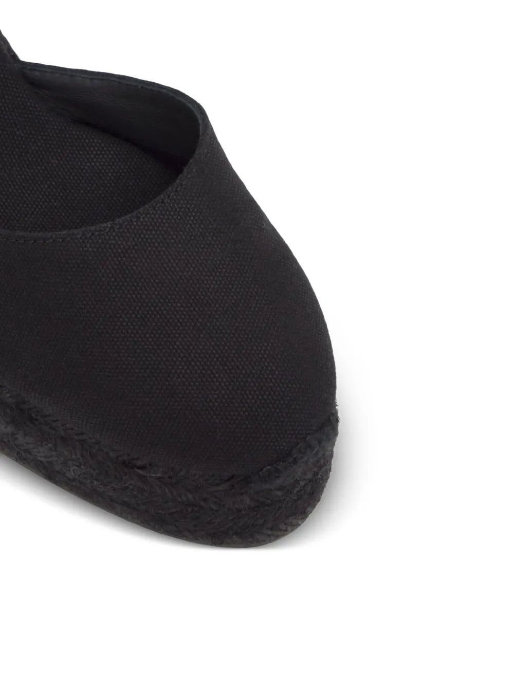 Castañer Carol C buckle-fastening wedge espadrilles Zwart