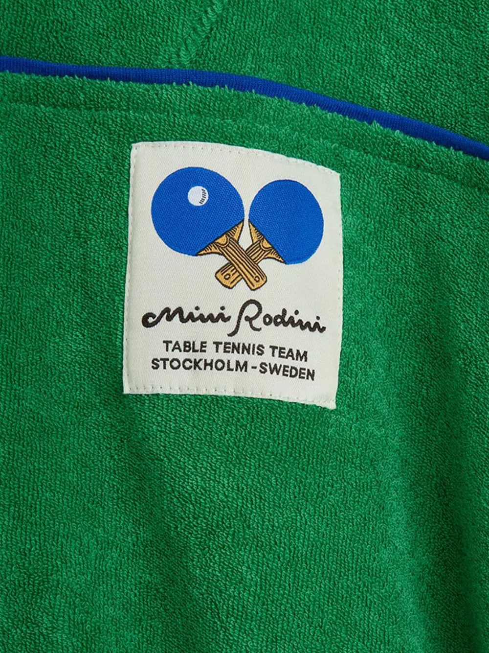 Mini Rodini Trui met logopatch Groen