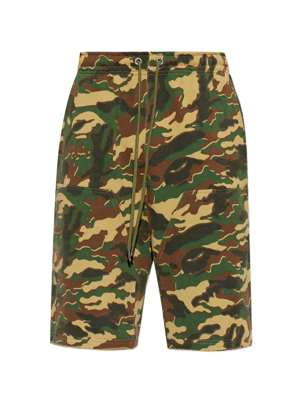 A BATHING APE® camouflage-print drawstring shorts - Verde