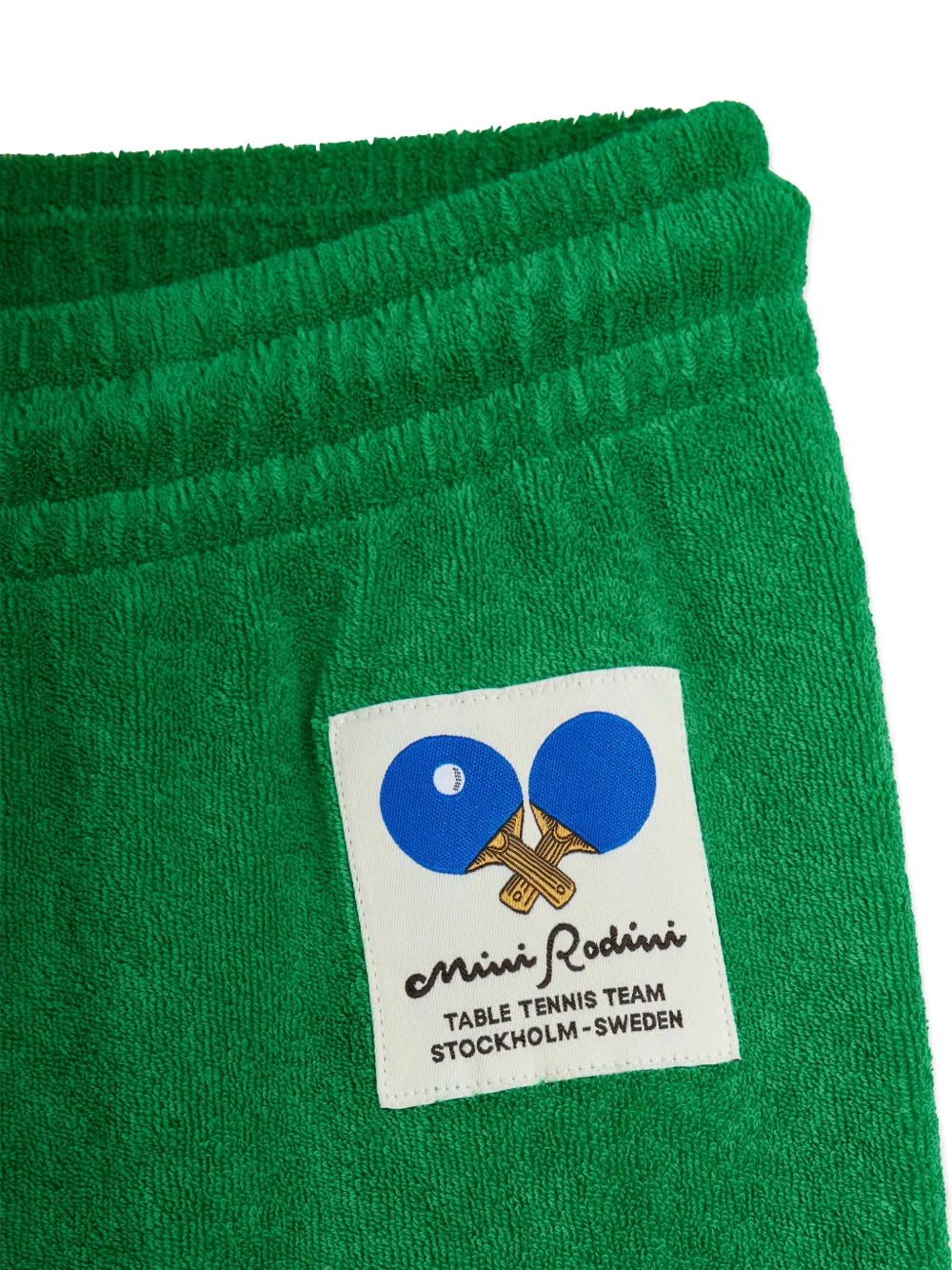Mini Rodini Trainingsbroek met logopatch Groen