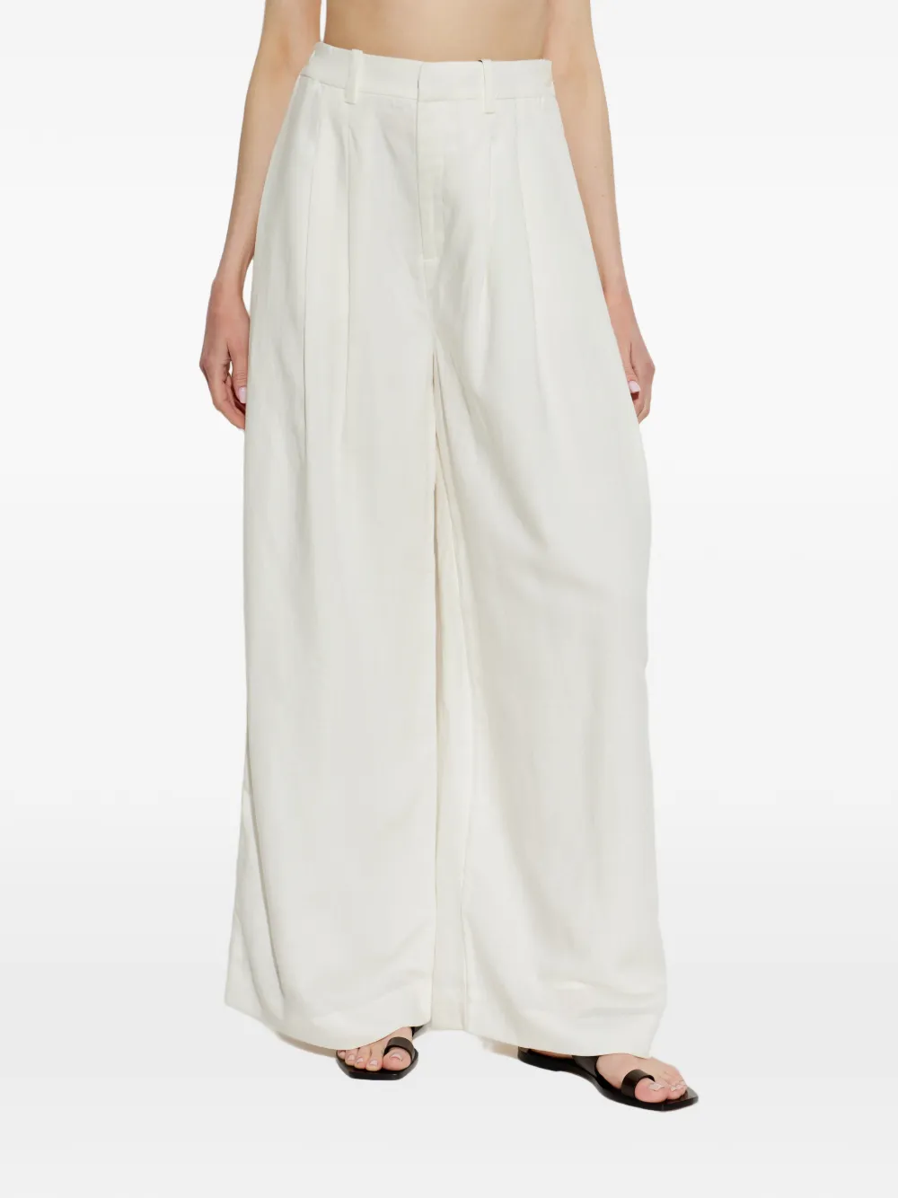 Gestuz Riava geplooide broek Wit