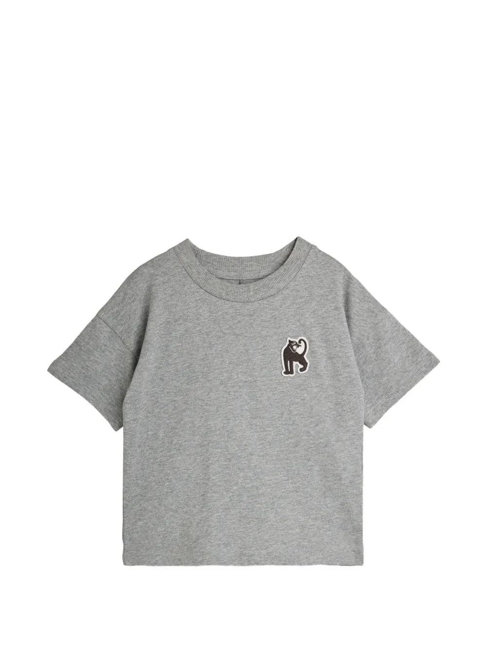 Mini Rodini panther-patch T-shirt - Grigio