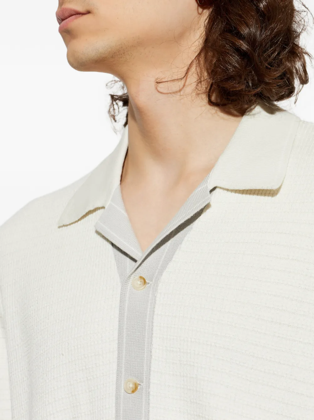 rag & bone Harvey overhemd met korte mouwen Wit