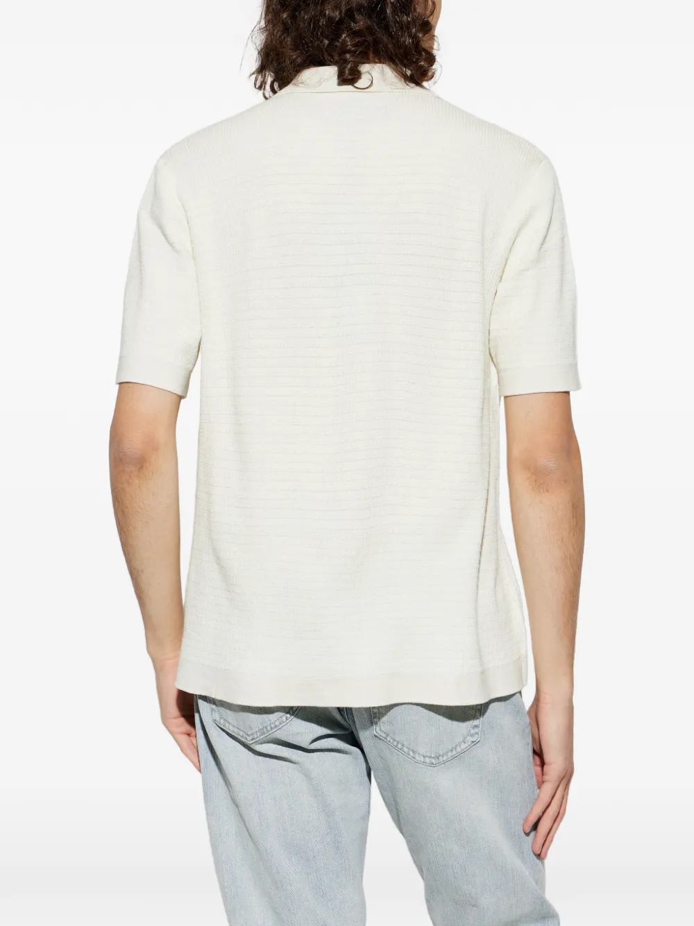 rag & bone Harvey overhemd met korte mouwen Wit